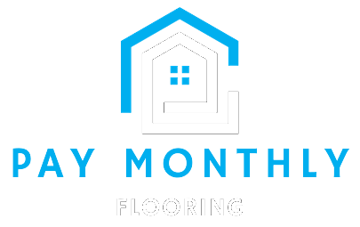 Pay monthly Flooring Logo White